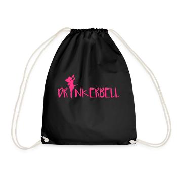 Drinkerbell - Turnbeutel - Schwarz - Vorne