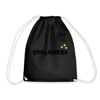 night owl - Drawstring Bag - black - Front