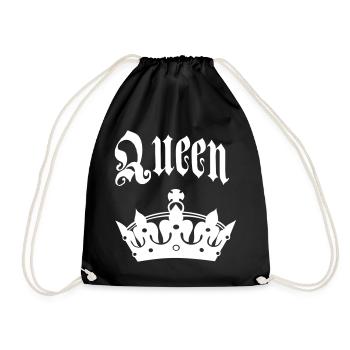 KING & QUEEN look partenaire de couronne - Sac de sport léger - noir - Devant