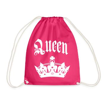 KING & QUEEN look partenaire de couronne - Sac de sport léger - fuchsia - Devant