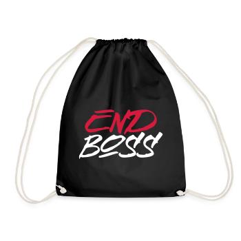 Boss - Endboss Partnerlook P69 B - Turnbeutel - Schwarz - Vorne