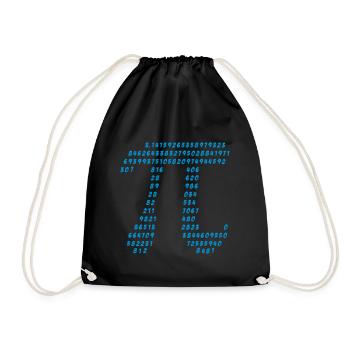 maths Pi science mathématique π nombre irrationnel - Sac de sport léger - noir - Devant