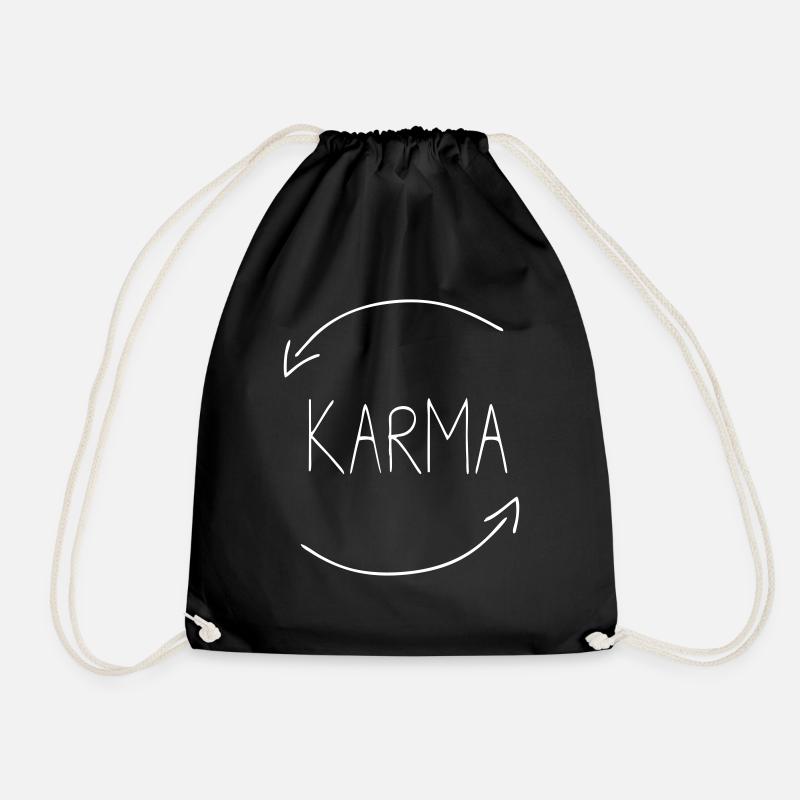 KARMA - Turnbeutel - Schwarz
