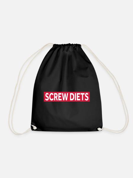 SCREW DIETS - Turnbeutel - Schwarz