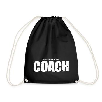 Basketball Coach Shut Up - Sac de sport léger - noir - Devant
