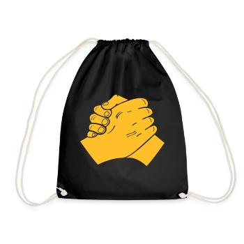Poignée de main - Sac de sport léger - noir - Devant