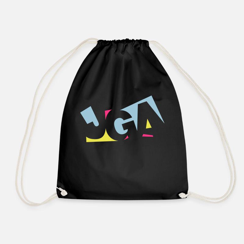 Bachelor Party Crew - CMY Version - Drawstring Bag - black