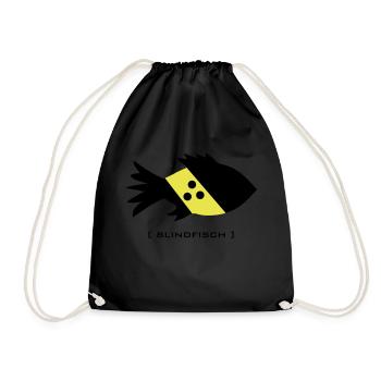 poissons aveugles, aveugles maladroit dork aveugle - Sac de sport léger - noir - Devant