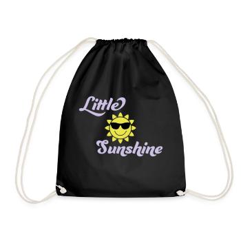 Little Sunshine - Turnbeutel - Schwarz - Vorne