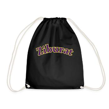 Ziburat - Turnbeutel - Schwarz - Vorne