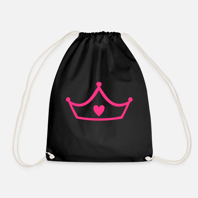 Couronne Princesse - Sac de sport léger - noir
