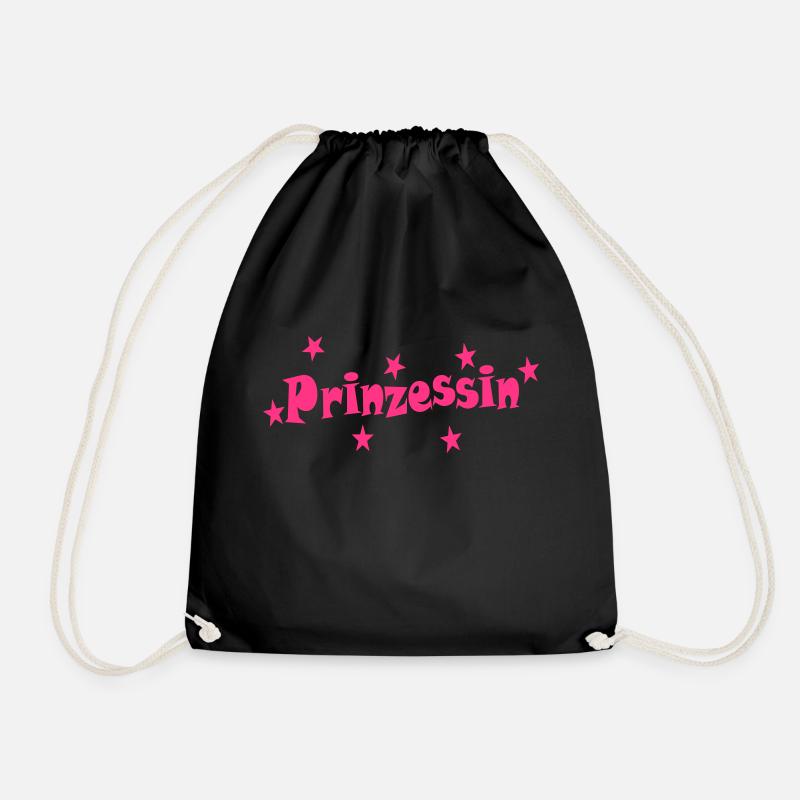 Prinzessin - Turnbeutel - Schwarz