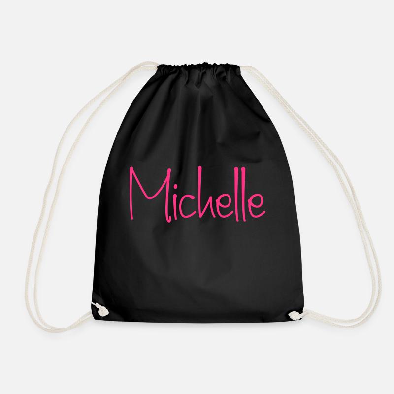 Michelle - Drawstring Bag - black