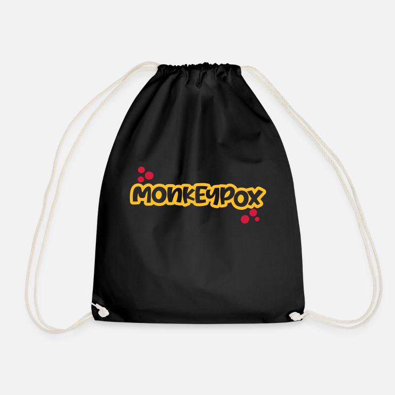 monkeypox ROTCURRY - Turnbeutel - Schwarz
