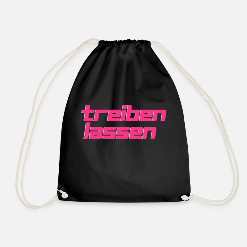 Treiben lassen - Turnbeutel - Schwarz