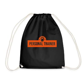 entraîneur personnel avec poids - Sac de sport léger - noir - Devant