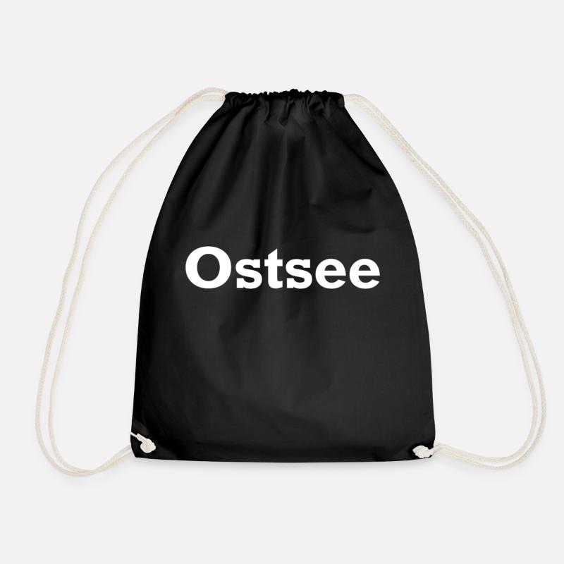 Ostsee - Turnbeutel - Schwarz