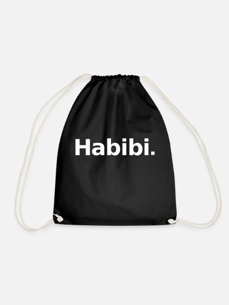 Habibi Habeebee Habibo - Brother of Honour - Drawstring Bag - black