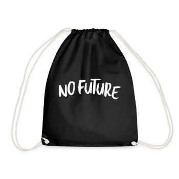 No Future - Turnbeutel - Schwarz - Vorne
