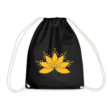 Lotus d’or - Sac de sport léger - noir - Devant