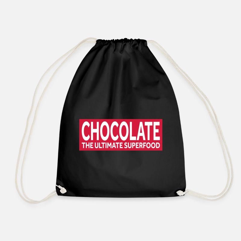 CHOCOLATE - THE ULTIMATE SUPERFOOD - Turnbeutel - Schwarz