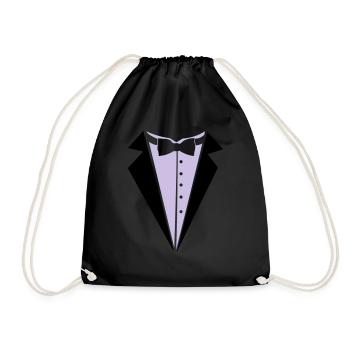 Groom - Drawstring Bag - black - Front