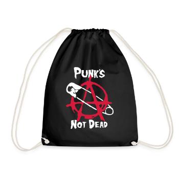 Punks Not Dead - Turnbeutel - Schwarz - Vorne