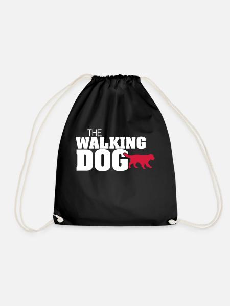 The Walking Dog Round 2 - Turnbeutel - Schwarz