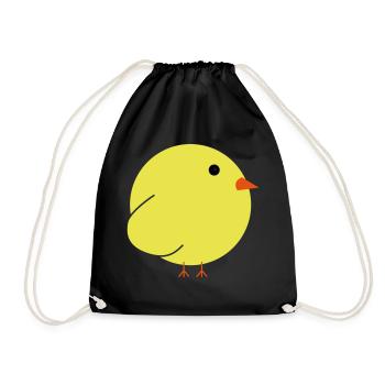 Poussin - Sac de sport léger - noir - Devant