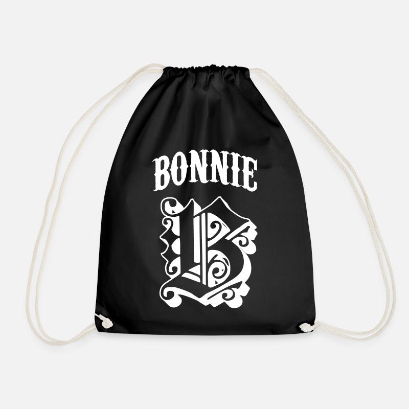 BONNIE & CLYDE Partnerlook - Turnbeutel - Schwarz
