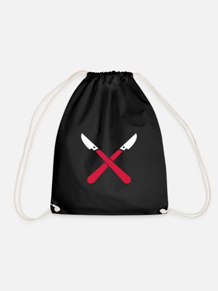 Cadeau de chirurgien de scalpel pour docteur, médecin - Sac de sport léger - noir