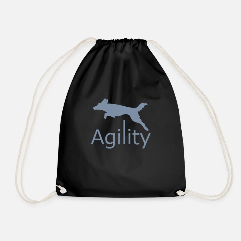 Agility - Drawstring Bag - black