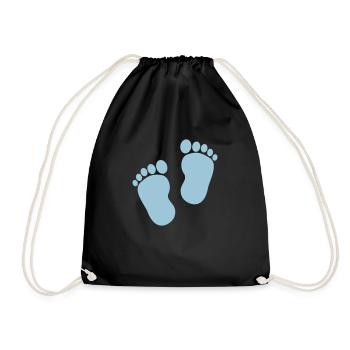 Baby Boy - Drawstring Bag - black - Front