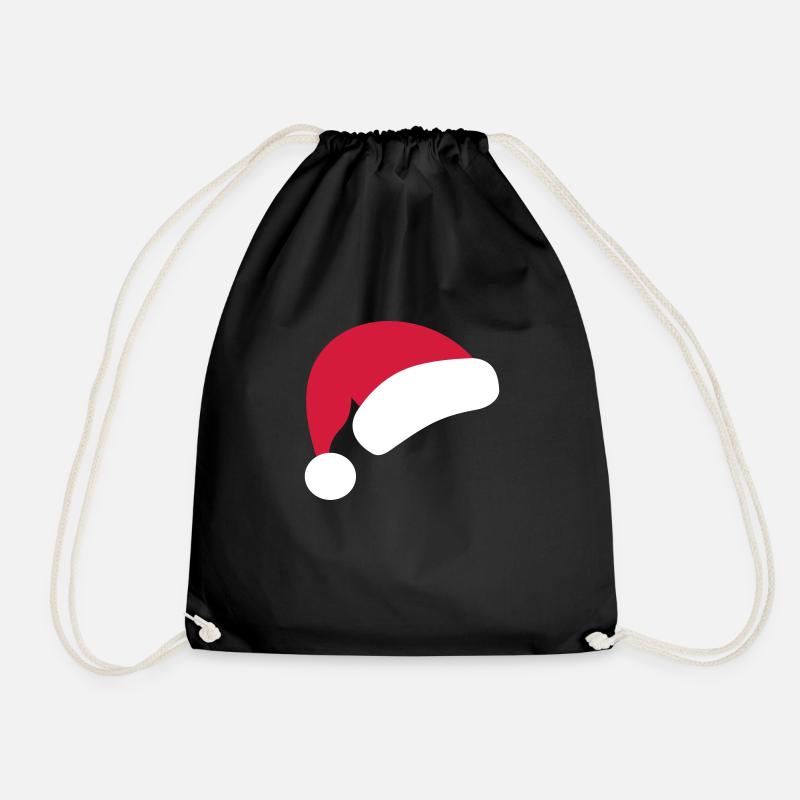 weihnachtsmütze - Turnbeutel - Schwarz