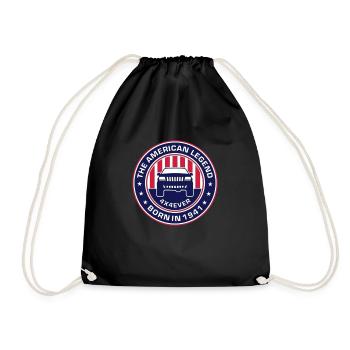 American Legend WJ - Turnbeutel - Schwarz - Vorne