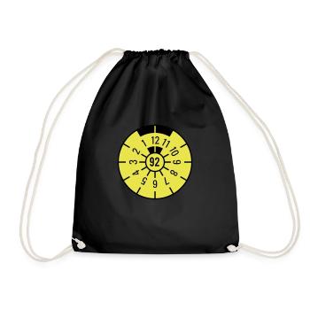 TÜV 1992 - Drawstring Bag - black - Front