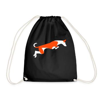 Podenco - Turnbeutel - Schwarz - Vorne