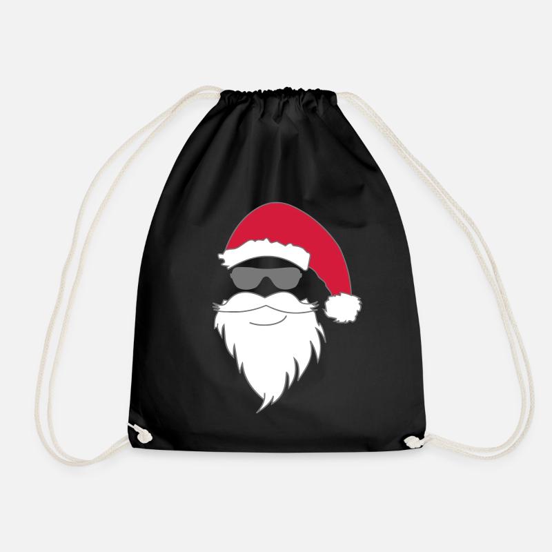 Nikolaus cool - Turnbeutel - Schwarz