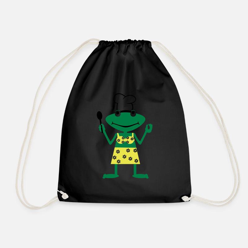 Cook frog - Turnbeutel - Schwarz