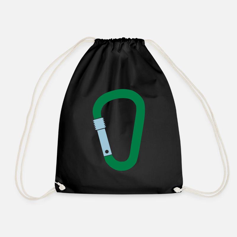 Karabiner - Turnbeutel - Schwarz
