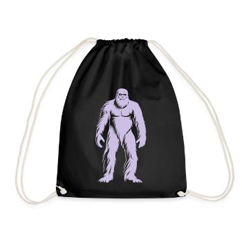 Bigfoot Unleashed - Drawstring Bag - black - Front