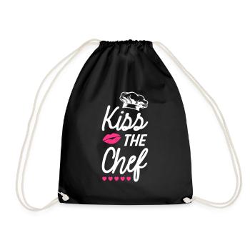 Embrassez le chef - Sac de sport léger - noir - Devant