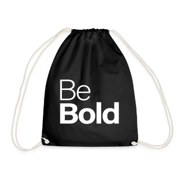 Be Bold - Turnbeutel - Schwarz - Vorne