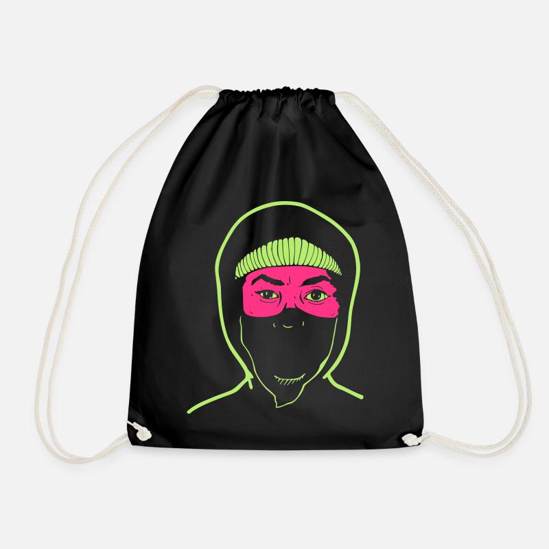 Neon Ninja - Turnbeutel - Schwarz