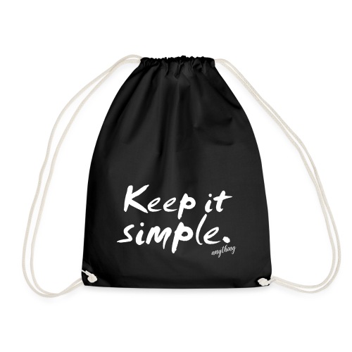 Keep it simple. anything - Turnbeutel