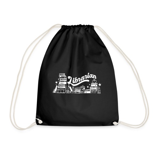 0323 Funny design Librarian Librarian - Drawstring Bag