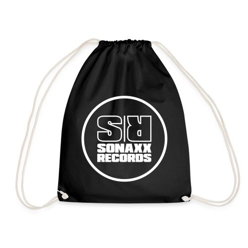 Sonaxx Records Logo hvid (rund) - Sportstaske