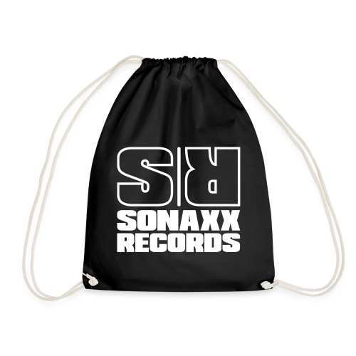 Sonaxx Records logo hvid (firkantet) - Sportstaske