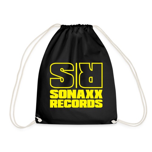 Sonaxx Records Logo gelb (quadratisch) - Turnbeutel