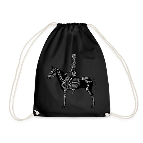 Equestrian Skeleton - Drawstring Bag